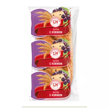 Батон С изюмом 400 г М4