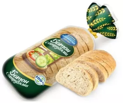 Батон с отрубями нарезанный в/с 300г коломенское