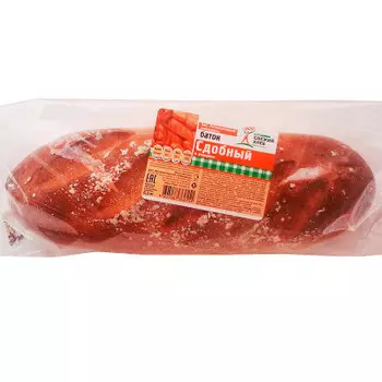 Батон сдобный 200 г свежий хлеб