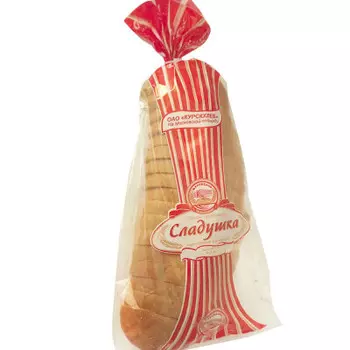 Батон сдобный сладушка нарезанный 300г Курскхлеб ОАО