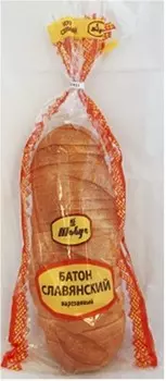 Батон славянский нарезанный 400 г тобус