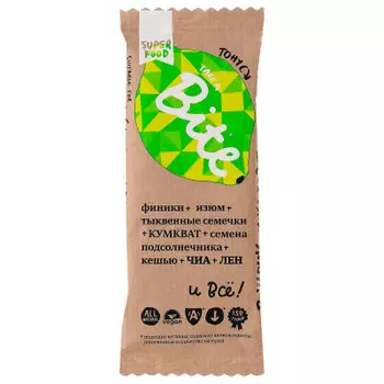 Батончик Bite! 45гр кумкват лимон