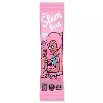 Батончик фруктово-ягодный слим байт 30 г малина