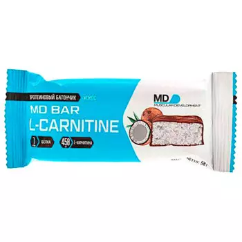 Батончик MD Bar L-Carnitin 50г кокос арт тнт