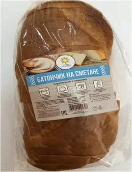 Батончик на сметане нарезанный 300г орловский хлебокомбинат