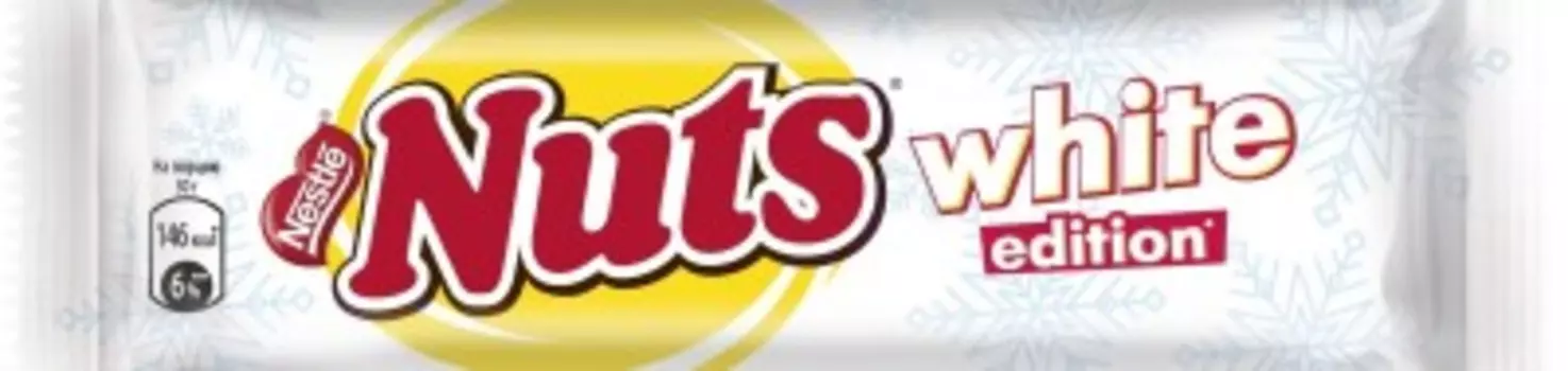 Батончик натс 60 г белый нестле