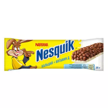 Батончик Nesquik с цельными злаками 25г