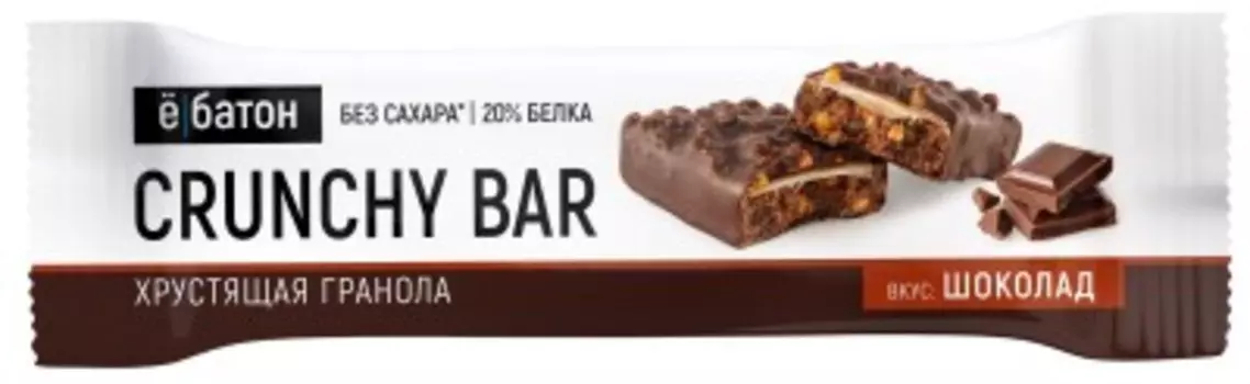 Батончик ё-батон кранч бар 40 г шоколад