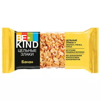 Батончик злаковый би-кайнд 30 г банан