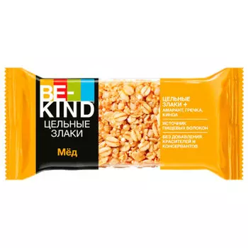 Батончик злаковый би-кайнд 30 г мед