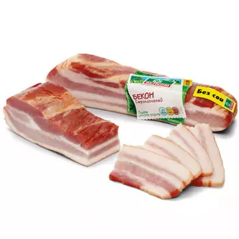Бекон с/к в/у кусок 300г велком