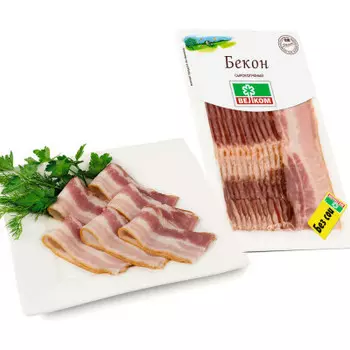 Бекон с/к в/уп 200 г нарезка велком