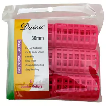 Бигуди пластиковые 6 шт д3,6см
