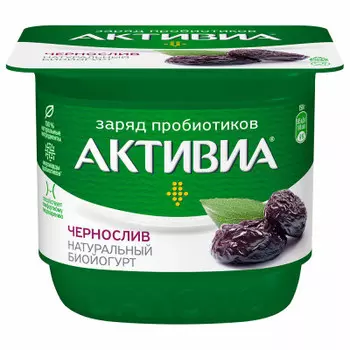 Биойогурт активиа 150 г 2, 9% чернослив