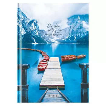 Бизнес-блокнот оффис спейс 80 л путешествия глянцевая ламинация а4 307004