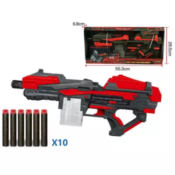 Бластер джунфа с мягкими патронами 10 шт fj821