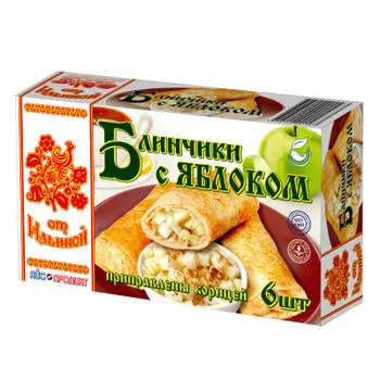 Блинчики с яблоком и корицей 450г от ильиной