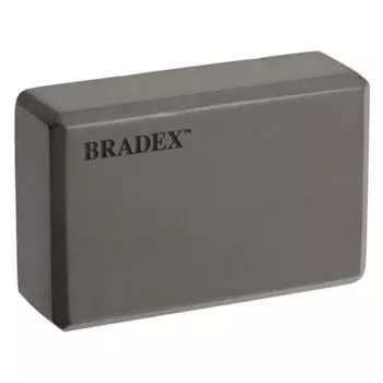 Блок для йоги Bradex серый