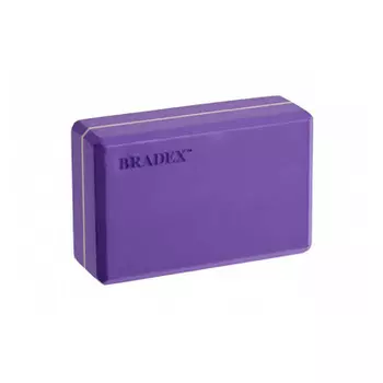 Блок для йоги фиолетовый