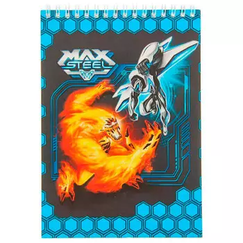 Блокнот 60л а5 центрум макс стил спираль мелованный картон 85670