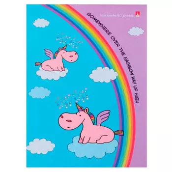 Блокнот а6 40л волшебные единороги