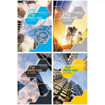 Блокнот а6 60л оффис билдинг гребень 83933