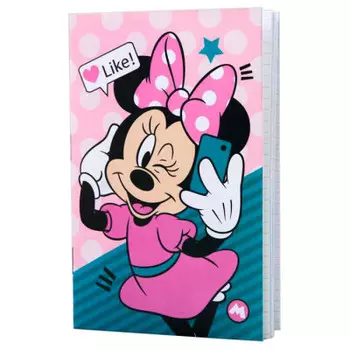 Блокнот дисней 32 л а6 минни маус на скрепке 4776399