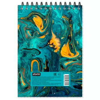 Блокнот Kroyter 80л бирюзовый 1061719