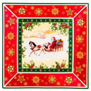 Блюдо 22, 5*22.5 см лефард рождественская коллекция 586-434