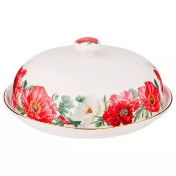 Блюдо 23 см Lefard круглое крышка 104-777