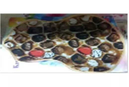 Блюдо 24,5*28,1см торикс Сладкий Рай букет 1072976