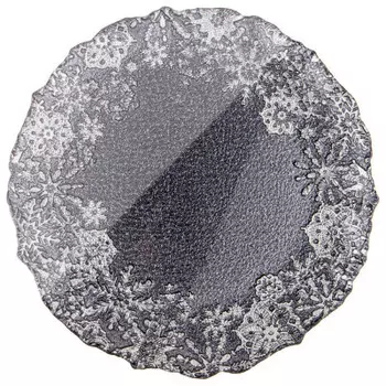 Блюдо 28 см аксам сноу блэк