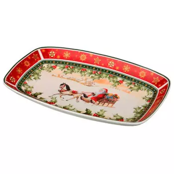 Блюдо 30*19 см лефард рождественская коллекция 586-191