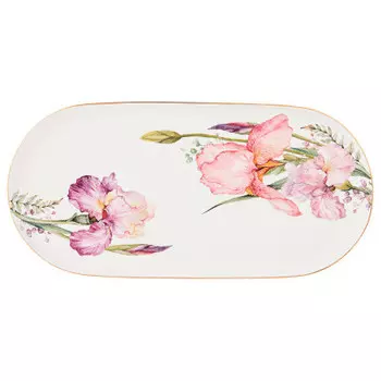 Блюдо 30.5 см Lefard ирис овальное фарфор 590-342