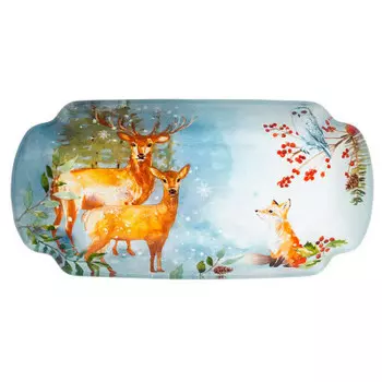 Блюдо для сервировки 18 см Lefard зимняя сказка 198-227