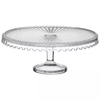 Блюдо на ножке 28*12 см алегре гласс 337-032