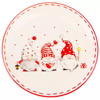 Блюдо сервировочное 24см Dolomite рельефное сказочные гномы п/у n2520891