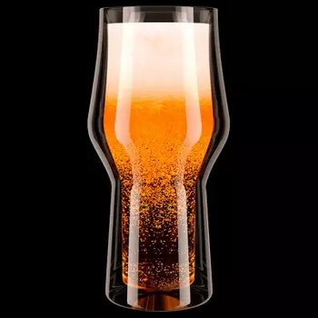 Бокал 500 мл кверти бирра двойные стенки