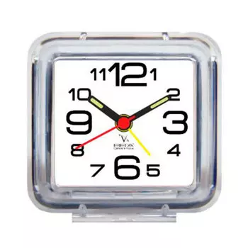 Будильник белый б2-055