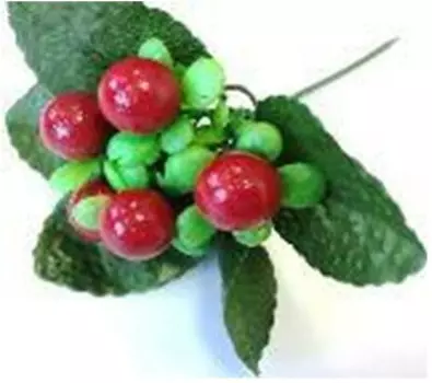 Букет цветов искусственных ягода 20 см к-160