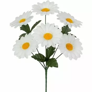 Букет искусственных цветов ромашки 34 см е84