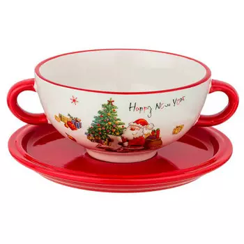 Бульонница 19*4*7 см агнесс с новым годом! 358-1697