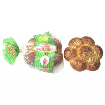 Булка сдобная ромашка 350г колос