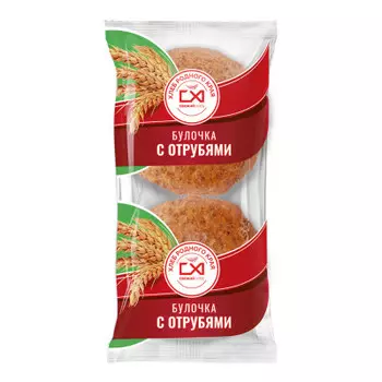 Булочка с отрубями 160 г М4