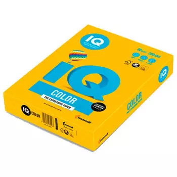 Бумага ксероксная ай ку колор солнечно-желтая 80 г 500 л