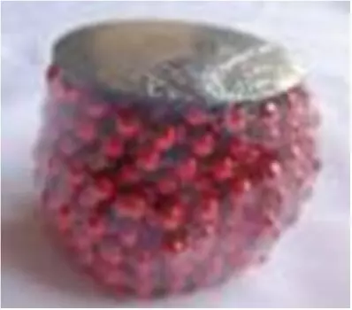 Бусы 5 м 6 мм круглые серебряные sy18 zl-78