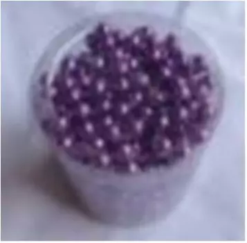 Бусы 5 м 6 мм круглые синие sy18 zl-82