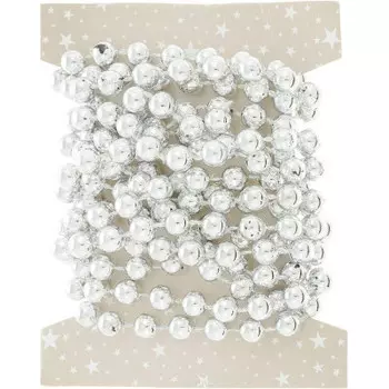 Бусы 5м 0,8см жемчужные туба