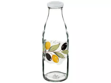 Бутылка оливки 1л с крышкой