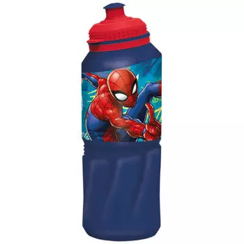 Бутылка спортивная 530мл человек-паук граффити пластик